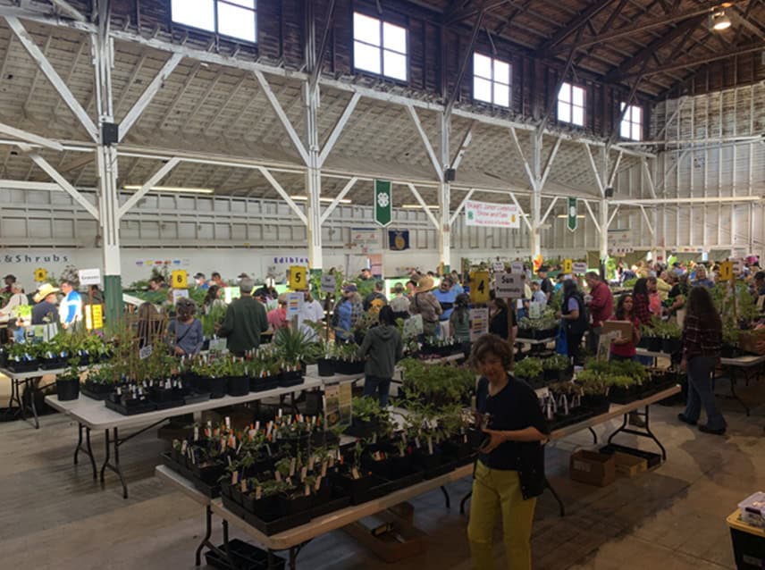 A wide variety of perennials will be available, including many native plant varieties and edibles.