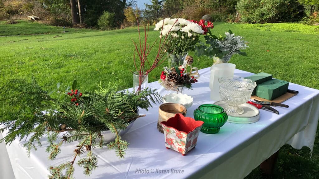 Holiday Floral Arrangements