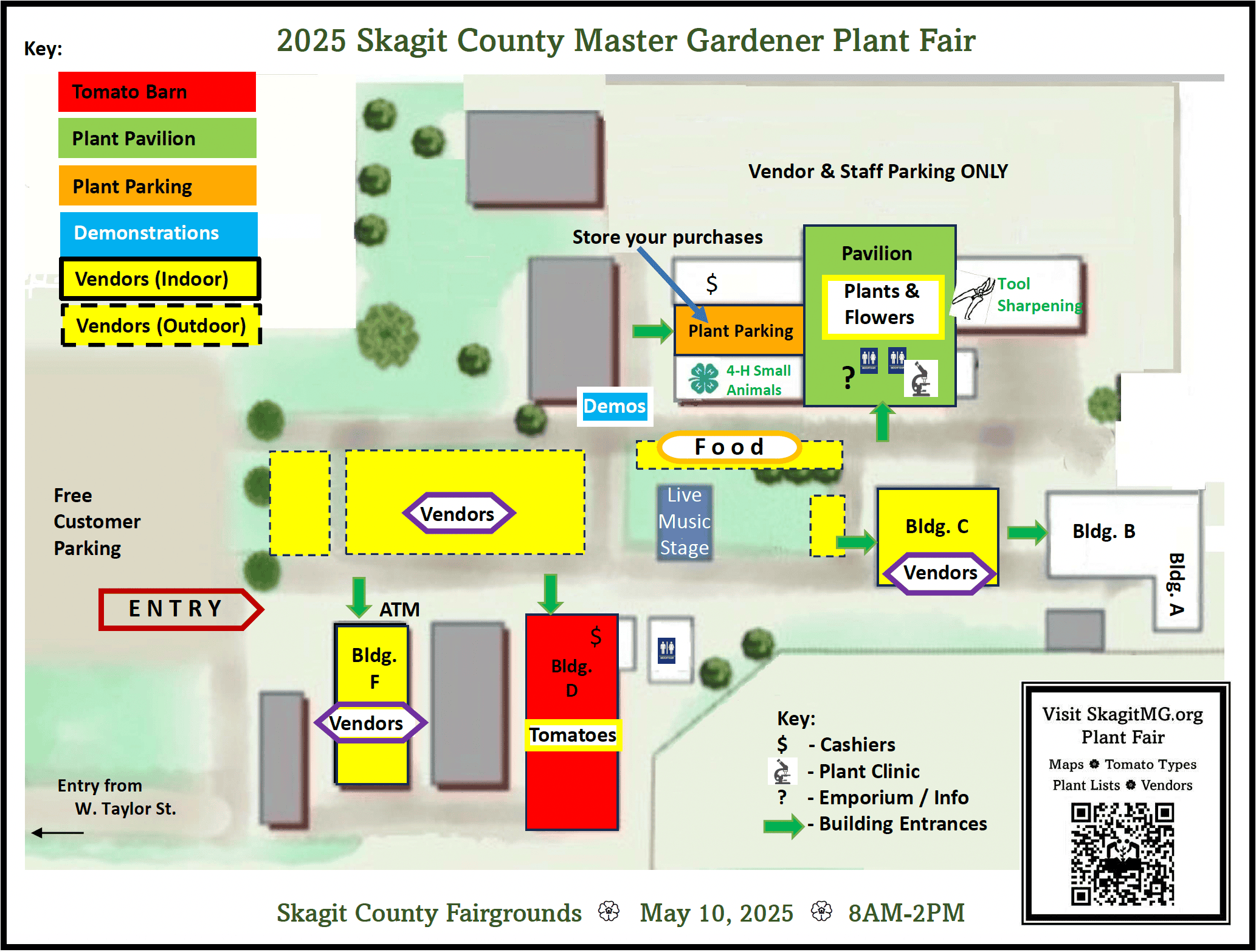 Map of Plant Fair