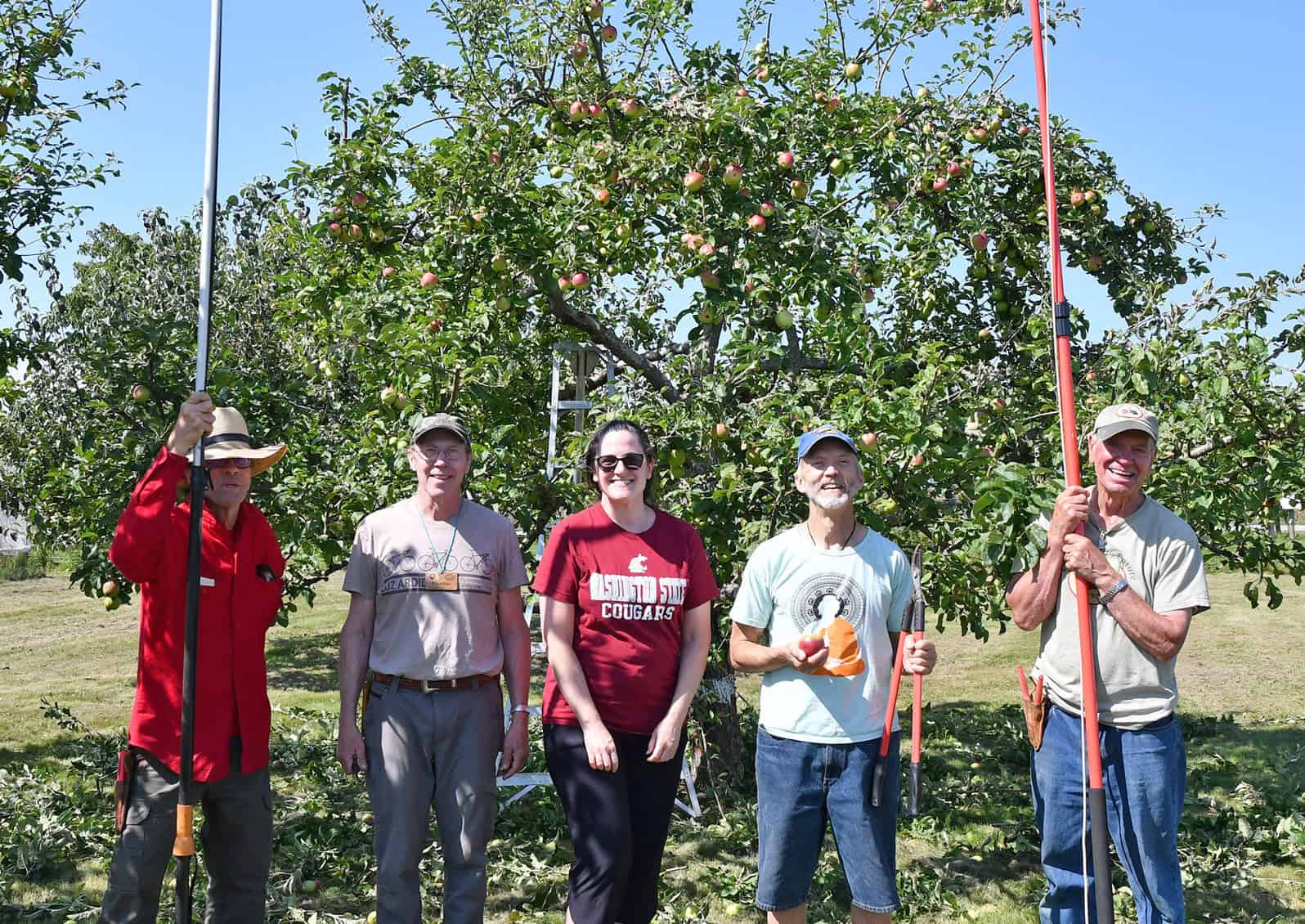 Skagit County Master Gardener training includes hands-on training for topics like pruning. Photo © Scott Terrell