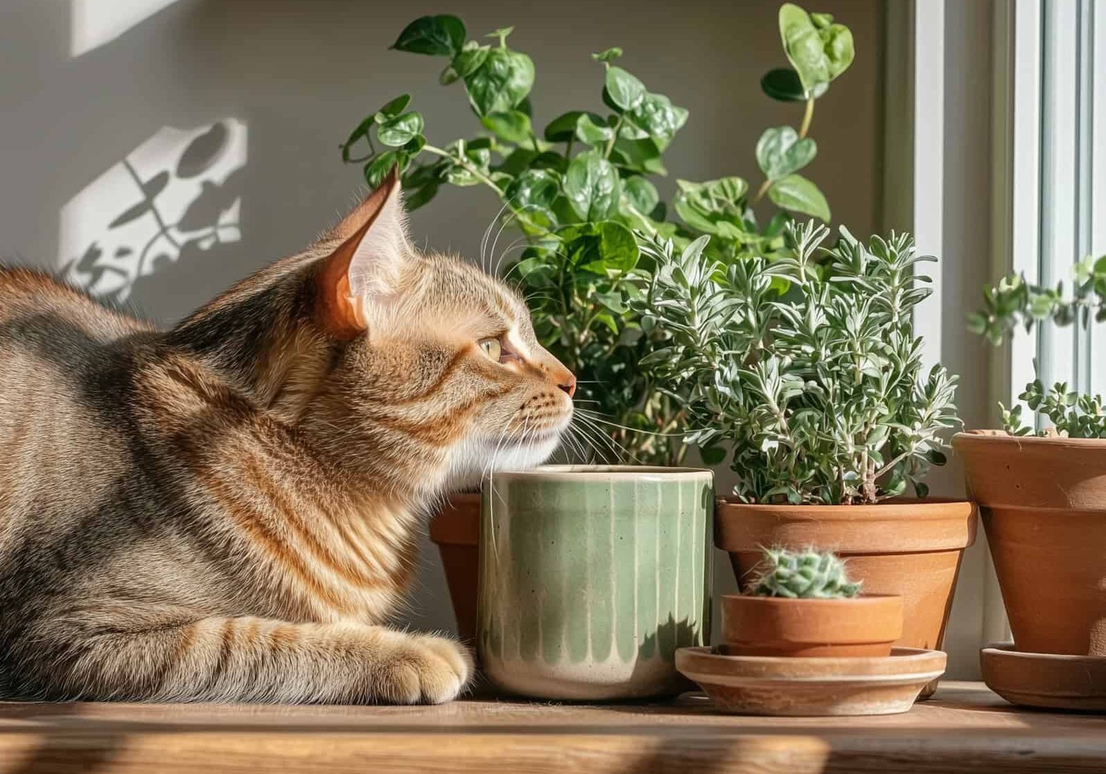 25-0517_Pic-3 If your pets live indoors, it is important to identify your plants and know which are toxic to pets. Photo © Adobe Stock