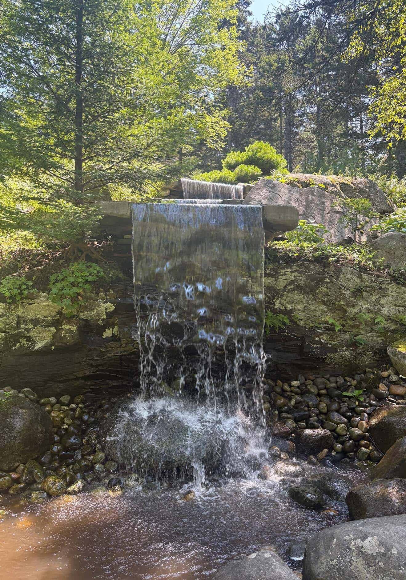 waterfall in garden